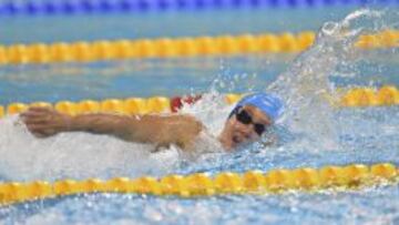  La espa&ntilde;ola Mireia Belmonte en la final de 800 libres en Dubai