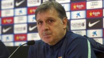Tata Martino, en rueda de prensa