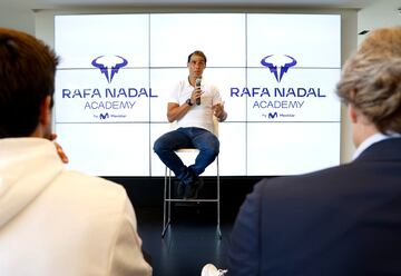 Spanish tennis player Rafael Nadal announced his decision at his Tennis academy in Mallorca.
