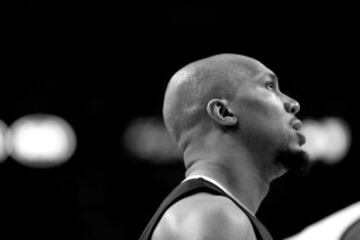 David West durante el encuentro.