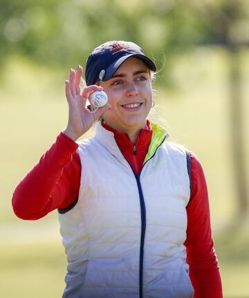 Celia Barquin, niña prodigio del golf y fan de Sergio García