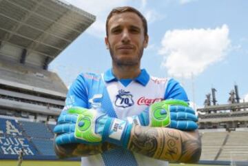 Cristián Campestrini: El portero pasó de Racing a reforzar al Puebla mexicano justamente para esta Copa Libertadores.