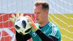 Ter Stegen, con la selección alemana,