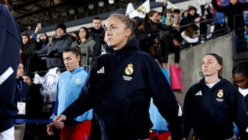 Angeldahl, en un partido con el Real Madrid.