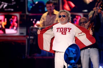 Sammy Hagar performs during a tribute to country legend Toby Keith in Austin, Texas. April 7, 2024.