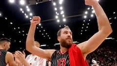 MILAN, ITALY - OCTOBER 25: Sergio Rodriguez, #13 of AX Armani Exchange Milan in action during the 2019/2020 Turkish Airlines EuroLeague Regular Season Round 4 match between AX Armani Exchange Milan and Fenerbahce Beko Istanbul at Mediolanum Forum on October 25, 2019 in Milan, Italy. (Photo by Giuseppe Cottini/Euroleague Basketball via Getty Images)
 PUBLICADA 17/12/19 NA MA40 5COL