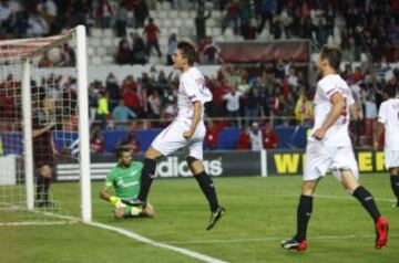 2-1. Denis Suárez celebró segundo tanto.