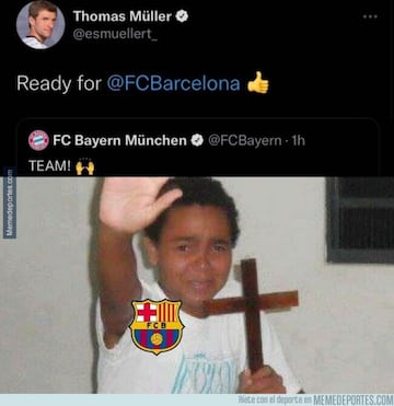 Los memes más divertidos del partido Barcelona-Bayern