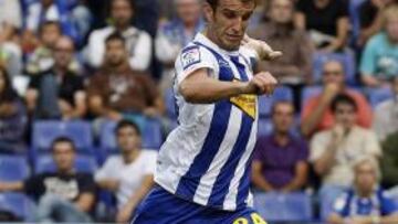 <b>CODICIADO. </b>El ariete uruguayo Iván Alonso maneja varias ofertas para abandonar el Espanyol.