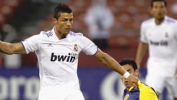 Un gol de falta de Cristiano dio al Real Madrid el triunfo sobre el América por 2-3.