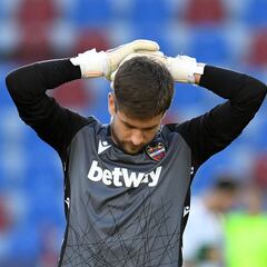 Aitor Fernández, baja asegurada frente al Valladolid