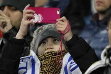 Bufandas y gorros para combatir el frío invernal.