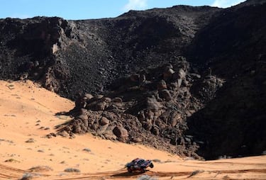 Stephane Peterhansel y Edouard Boulanger.