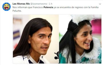 Los memes Paco Palencia tras salir de Pumas