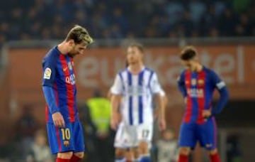 After years of feeling hard done by on their trips to San Sebastian, Barca finally had luck on their side despite their winless streak at Anoeta stretching to eight games over the past nine years. Barca boss Luis Enrique described the result as a "miracle