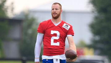 Wentz sufri&oacute; una lesi&oacute;n en el pie durante el inicio del training camp de los Colts y se especul&oacute; que podr&iacute;a estar inactivo hasta por tres meses.