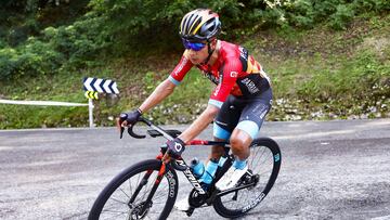 Santiago Buitrago quedó tercero en la etapa 15 de la Vuelta a España.