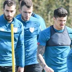 Núñez regula con el grupo en la última sesión en Lezama