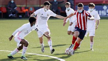 Partido entre el Real Madrid y el Atlético.
