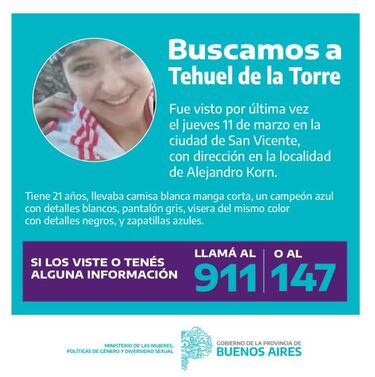 Quién es Tehuel de la Torre, el chico trans desaparecido en Alejandro Korn