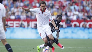 El centrocampista del Sevilla, Franco 'Mudo' Vázquez.