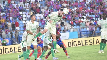 Polémica por jugada de gol anulada a Atlético Bucaramanga ante Unión Magdalena en la fecha 15 de la Liga BetPlay.