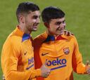 Ferran Torres, Pedri, Ansu Fati, Frenkie de Jong y Ronald Araújo, preparados para el Clásico