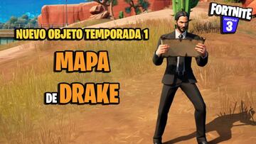 Mapa de Drake en Fortnite: d&oacute;nde encontrarlo y para qu&eacute; sirve