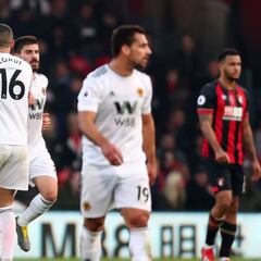 Raúl Jiménez anotó en el empate de los Wolves