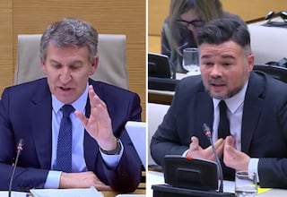 Tenso cara a cara entre Feijoó y Rufián en el Congreso por la gestión de la DANA: “Tenga usted cuidado”