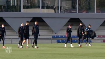 André Gomes se entrena con los que no juegan la Copa