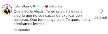 Alexis muestra por primera vez a su hija y Boric reacciona al instante: las redes estallan con este mensaje