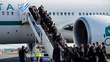 Jugadores de Uruguay.