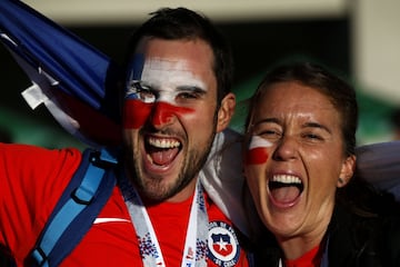 Belleza y color: las imágenes de los hinchas en Kazán