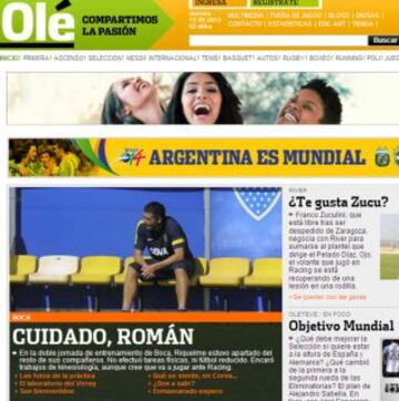 Portadas de la prensa extranjera