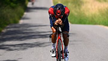 COPENHAGEN, DENMARK - JUNE 30: Daniel Felipe Martinez Poveda of Colombia and Team INEOS Grenadiers during the 109th Tour de France 2022 - Training / #TDF2022 / #WorldTour / on June 30, 2022 in Copenhagen, Denmark. (Photo by Tim de Waele/Getty Images)