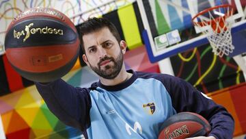 Javier Zamora, entrenador del Movistar Estudiantes, en el Movistar Academy Magariños.
