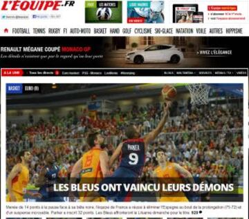 Portadas de la prensa extranjera