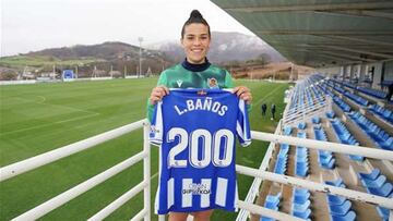 Leire Baños entra en el club de leyendas de la Real Sociedad