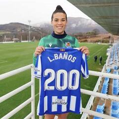 Leire Baños entra en el club de leyendas de la Real Sociedad