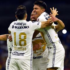 Así celebró Pumas en el Azteca