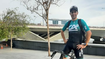Nibali, en el Critérium de Singapur.