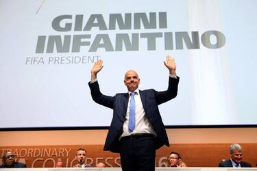 Gianni Infantino voted in as new FIFA president