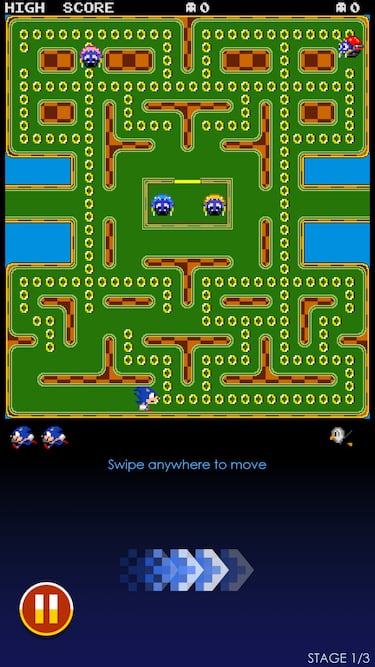 Pac-Man y Sonic juntos por primera vez en móviles