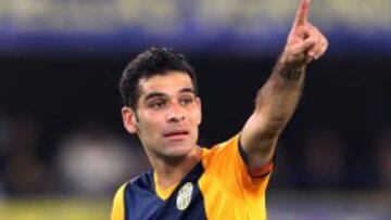 Rafael M&aacute;rquez durante un partido del Hellas Verona la temporada anterior.