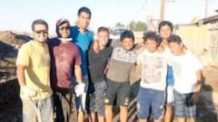 Martín Rodríguez ayuda en la limpieza de Diego de Almagro