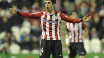 Susaeta en un partido con el Athletic.