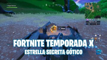 Fortnite Battle Royale - Temporada X: estrella de batalla secreta de G&oacute;tico