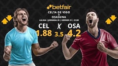 Celta de Vigo vs. Osasuna: horario, dónde ver, pronósticos y clasificación