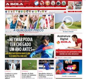 Portadas de la prensa extranjera